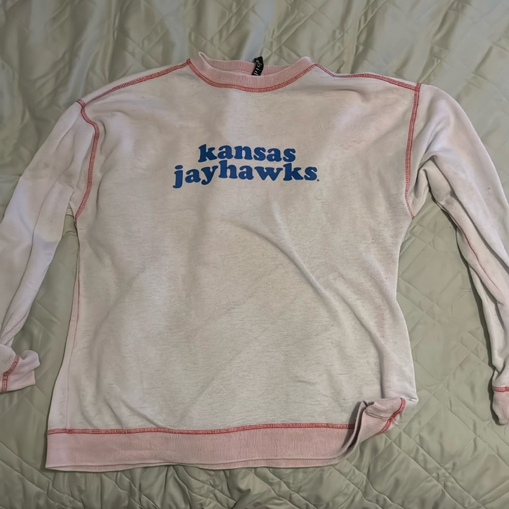 Cashmere Kansas Jayhawks sweater